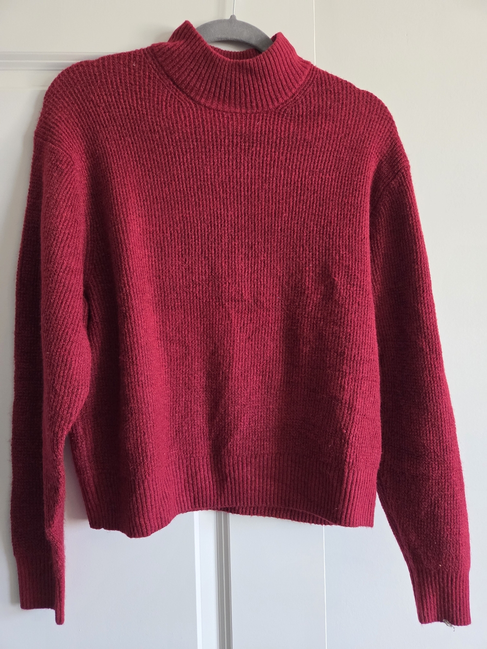 GAP Raspberry Red Turtleneck Sweater